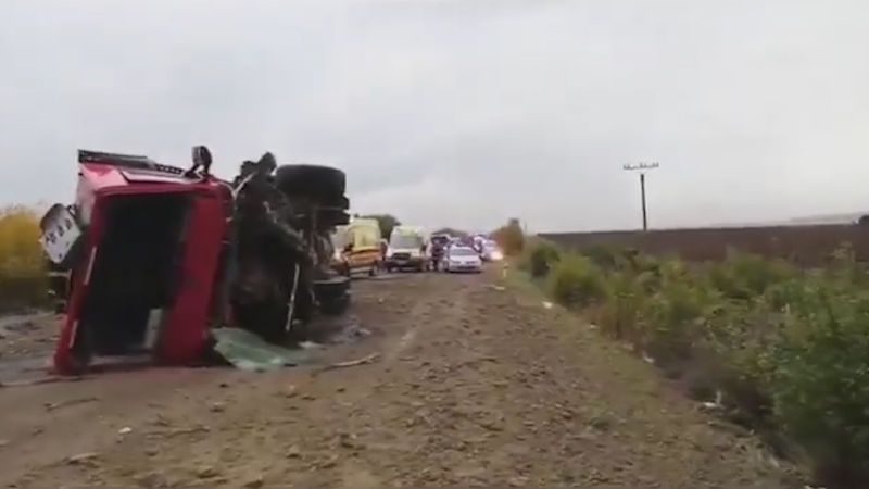 Policie zveřejnila záběry z místa tragické nehody autobusu u Nitry